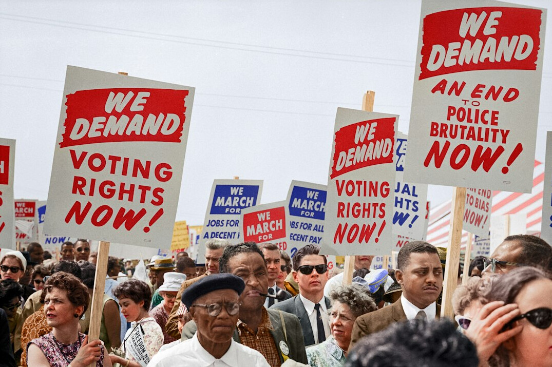people voting